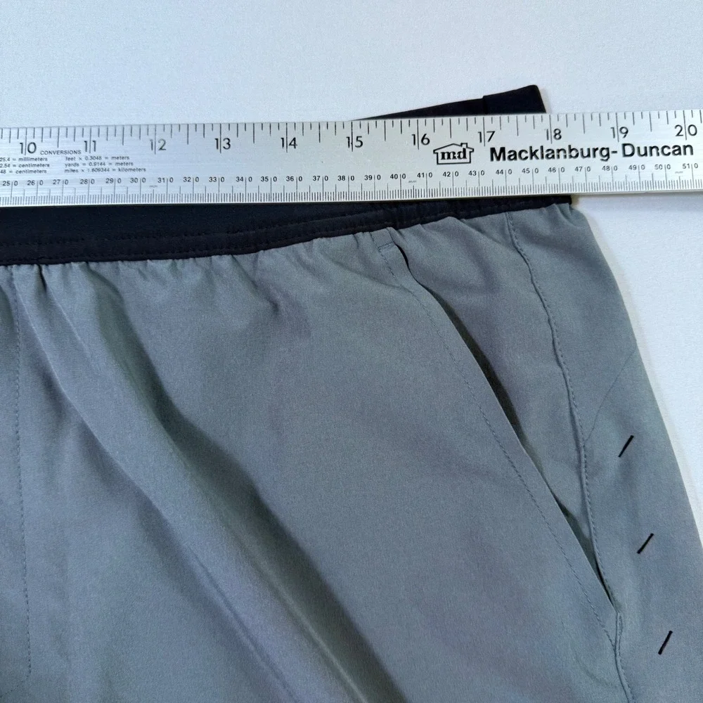 Ten Thousand Interval Short Mens XXL Gray 7 Inch Inseam Training Gym Running